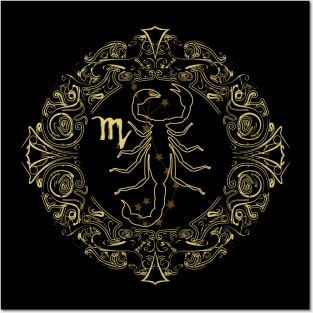 Zodiac Sign Scorpio Posters and Art